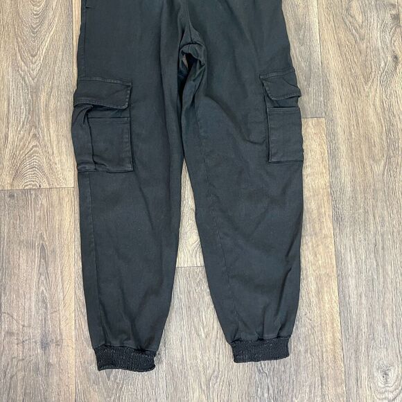 Alice + Olivia Women's Size XS Black Jersey Knit Cargo Jogger Pull On Sweatpants - Picture 8 of 11